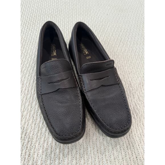 Geox Mens Moner Moccasin leather size 12 EU 46 - Picture 5 of 7